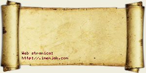 Irena Nenadović vizit kartica